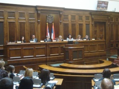 29 September 2011 National Assembly Speaker Prof. Dr Slavica Djukic-Dejanovic at the opening of the gathering on “Creating a stimulating environment for civil society development"